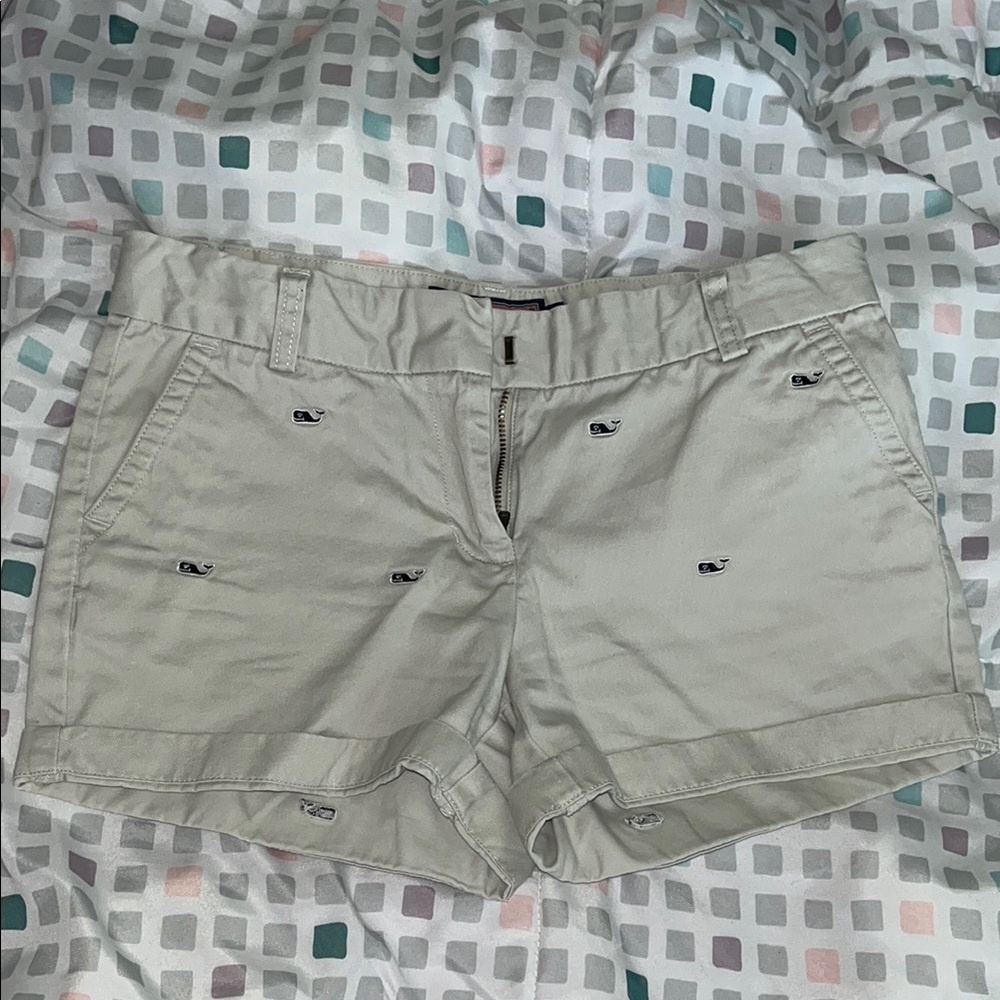 Vineyard Vines Tan Bermuda Shorts Classic Style